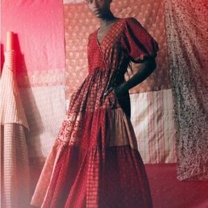 ISO Christy Dawn Lianne Colorblocked Crimson Size XS or S